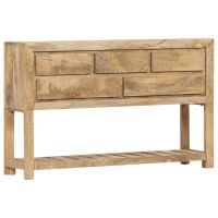 Sideboard 47.2"x11.8"x29.5" Solid Mango Wood - Brown