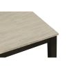 Farmhouse Wood 5-Piece Dining Table Set with 2-Tier Storage Shelves,Kitchen Set for 4 with Padded Dining Chairs - Beige