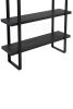 5-layer Metal Shelf-Bookshelf- 5-tire storage shelf -Bookcase - Black