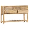 Sideboard 47.2"x11.8"x29.5" Solid Mango Wood - Brown
