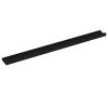 Wall Shelves 4 pcs Black 39.4"x3.5"x1.2" - Black