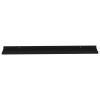 Wall Shelves 4 pcs Black 39.4"x3.5"x1.2" - Black