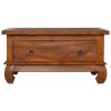 Coffee Table 31.5"x19.7"x15.7" Solid Teak Wood - Brown