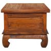 Coffee Table 31.5"x19.7"x15.7" Solid Teak Wood - Brown