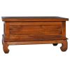 Coffee Table 31.5"x19.7"x15.7" Solid Teak Wood - Brown